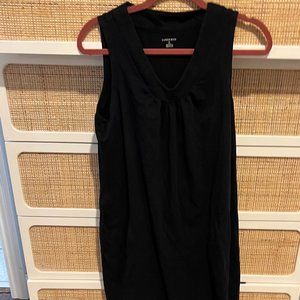 Lands End Black Swim Cover Up